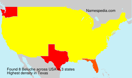 Surname Beluche in USA Surname Beluche in USA