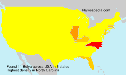 Surname Belya in USA Surname Belya in USA