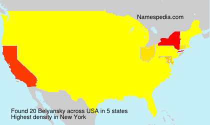 Surname Belyansky in USA Surname Belyansky in USA