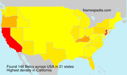 Surname Belza in USA Surname Belza in USA