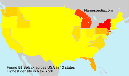 Surname Belzak in USA Surname Belzak in USA