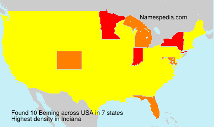 Surname Beming in USA Surname Beming in USA