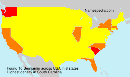 Surname Bemjamin in USA Surname Bemjamin in USA