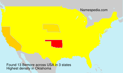 Surname Bemore in USA Surname Bemore in USA
