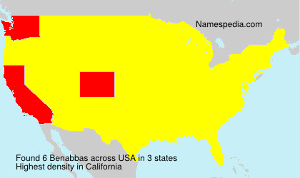 Surname Benabbas in USA Surname Benabbas in USA
