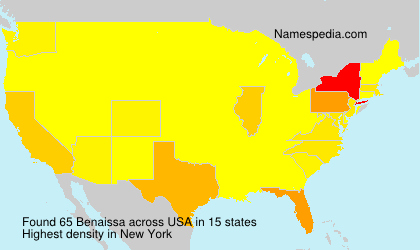 Familiennamen Benaissa - USA