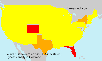 Surname Benavram in USA Surname Benavram in USA