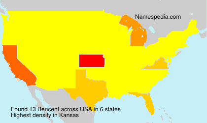 Surname Bencent in USA Surname Bencent in USA