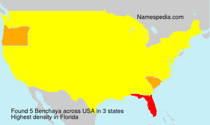 Surname Benchaya in USA Surname Benchaya in USA