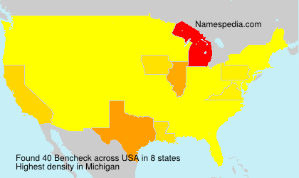 Surname Bencheck in USA Surname Bencheck in USA