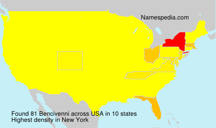 Surname Bencivenni in USA Surname Bencivenni in USA