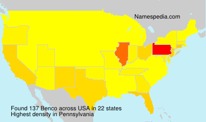 Surname Benco in USA