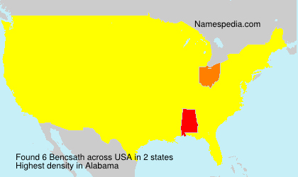 Surname Bencsath in USA Surname Bencsath in USA
