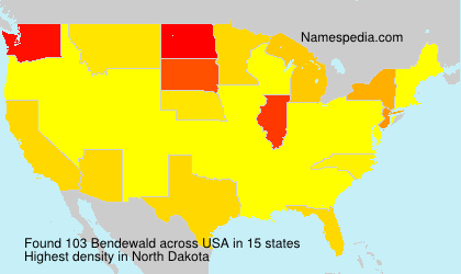 Surname Bendewald in USA Surname Bendewald in USA