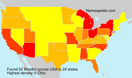 Surname Bendict in USA Surname Bendict in USA