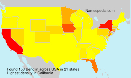 Surname Bendlin in USA Surname Bendlin in USA
