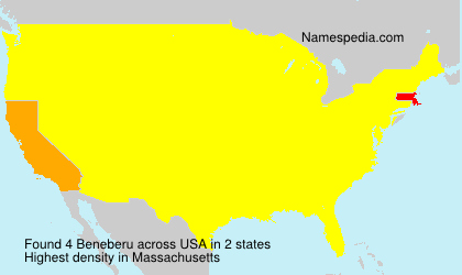 Surname Beneberu in USA Surname Beneberu in USA