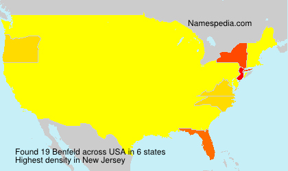 Surname Benfeld in USA Surname Benfeld in USA