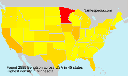 Surname Bengtson in USA Surname Bengtson in USA