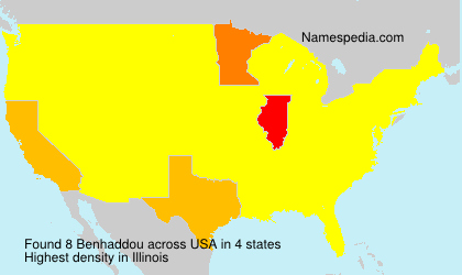 Surname Benhaddou in USA Surname Benhaddou in USA