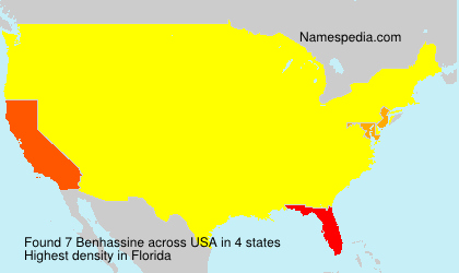 Surname Benhassine in USA Surname Benhassine in USA