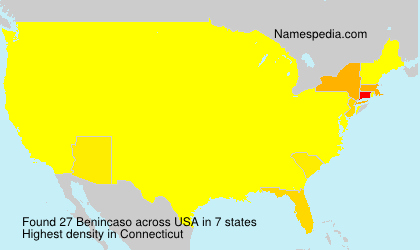 Surname Benincaso in USA Surname Benincaso in USA