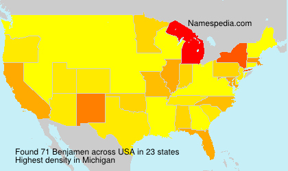 Surname Benjamen in USA Surname Benjamen in USA