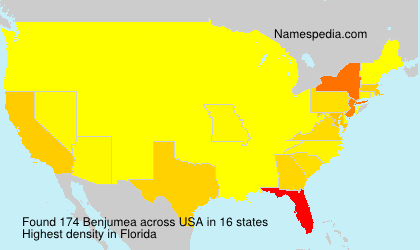 Surname Benjumea in USA Surname Benjumea in USA