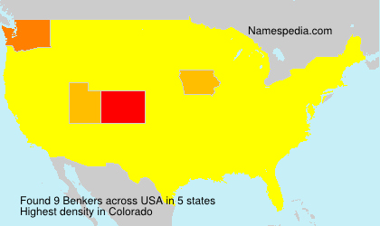 Surname Benkers in USA