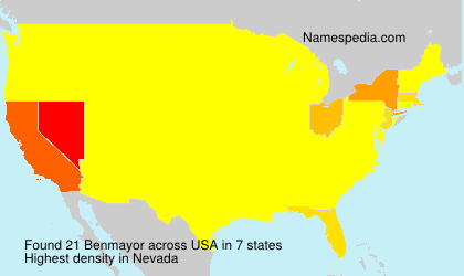 Surname Benmayor in USA Surname Benmayor in USA