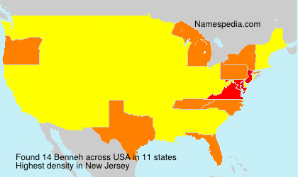 Surname Benneh in USA Surname Benneh in USA