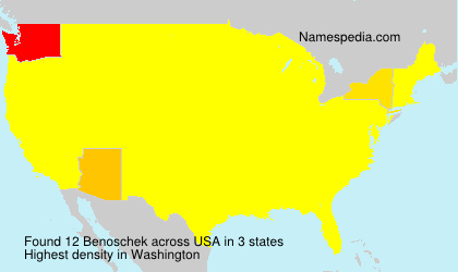 Surname Benoschek in USA Surname Benoschek in USA
