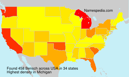 Surname Bensch in USA Surname Bensch in USA