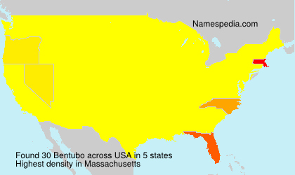 Surname Bentubo in USA Surname Bentubo in USA