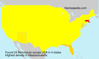 Surname Benvissuto in USA Surname Benvissuto in USA