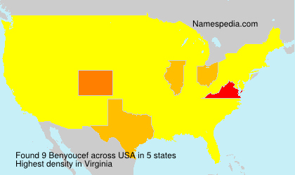 Surname Benyoucef in USA Surname Benyoucef in USA