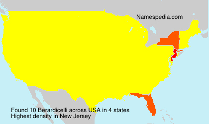 Surname Berardicelli in USA Surname Berardicelli in USA