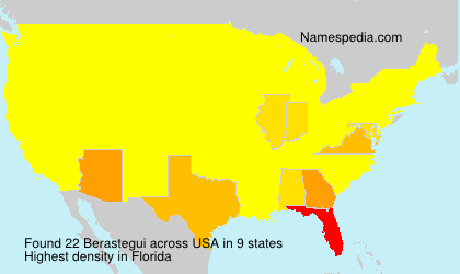 Surname Berastegui in USA Surname Berastegui in USA