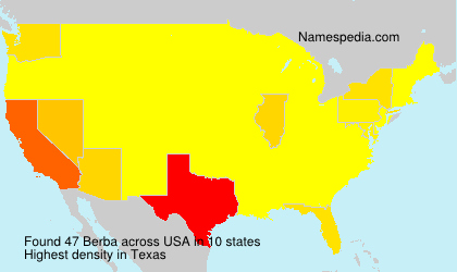 Surname Berba in USA Surname Berba in USA