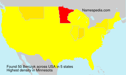 Surname Berczyk in USA Surname Berczyk in USA
