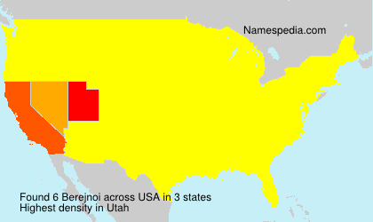 Surname Berejnoi in USA Surname Berejnoi in USA