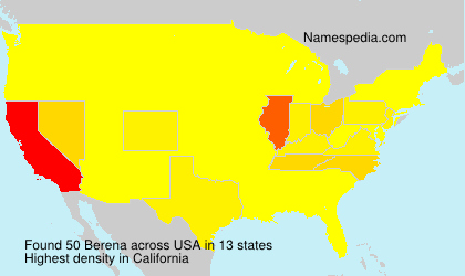 Surname Berena in USA Surname Berena in USA