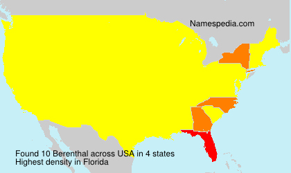 Surname Berenthal in USA Surname Berenthal in USA
