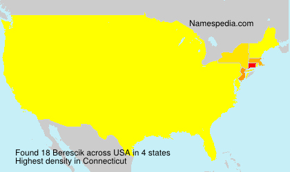 Surname Berescik in USA Surname Berescik in USA