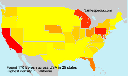 Surname Beresh in USA Surname Beresh in USA
