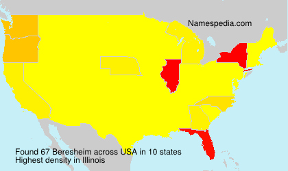 Surname Beresheim in USA Surname Beresheim in USA