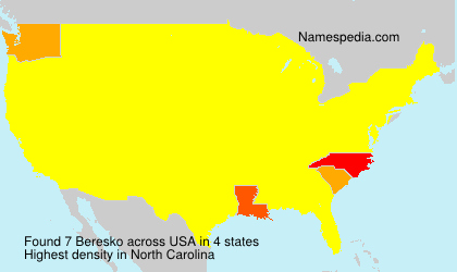 Surname Beresko in USA Surname Beresko in USA