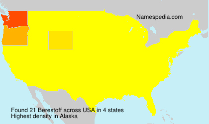Surname Berestoff in USA Surname Berestoff in USA