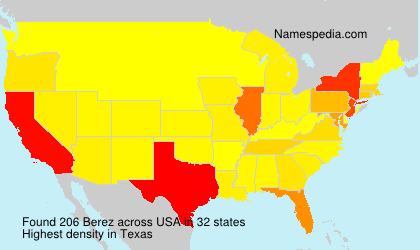 Surname Berez in USA Surname Berez in USA