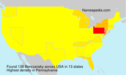 Surname Berezansky in USA Surname Berezansky in USA